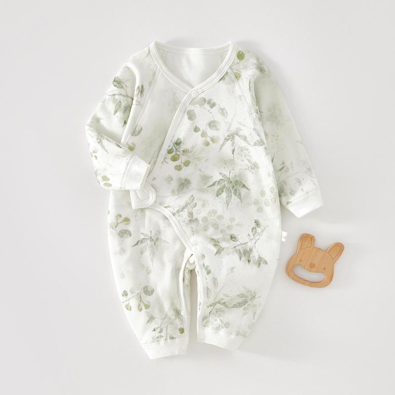 ロンパース ベビー 新生児 赤ちゃん カバーオール ボディスーツ 秋冬 コットン 綿 キルティング 中綿 ..