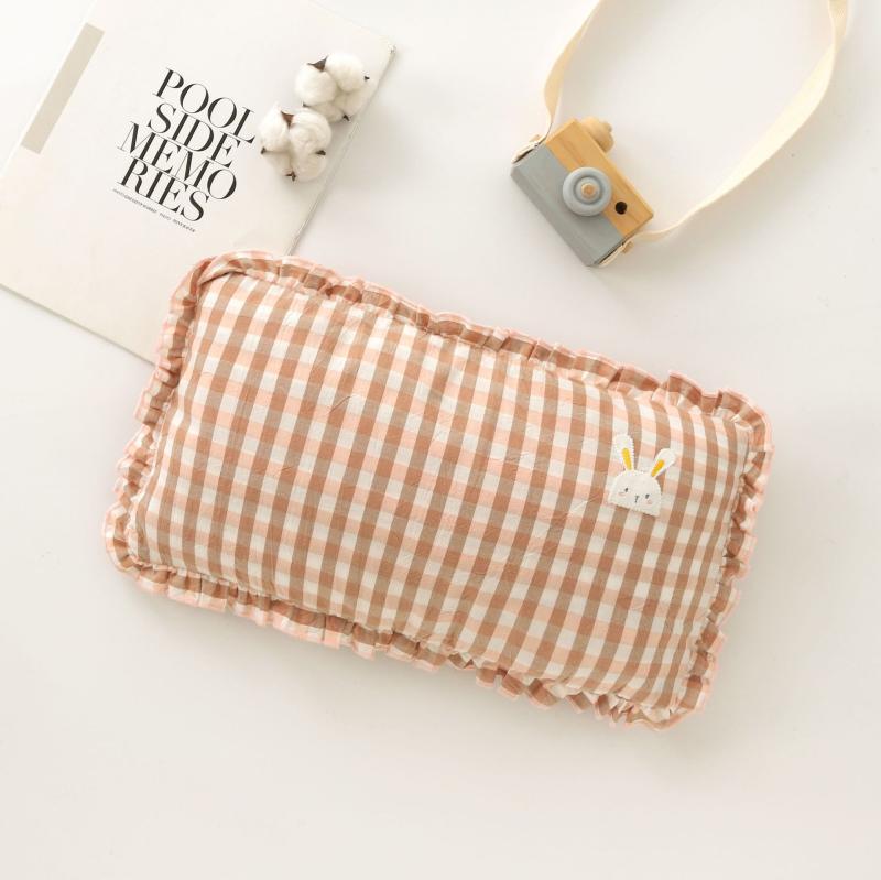 枕 ベビー 乳幼児 新生児 赤ちゃん 0歳から2歳頃向け 通気性 吸汗性 吸湿速乾 快適 純綿 コットン 小さ..