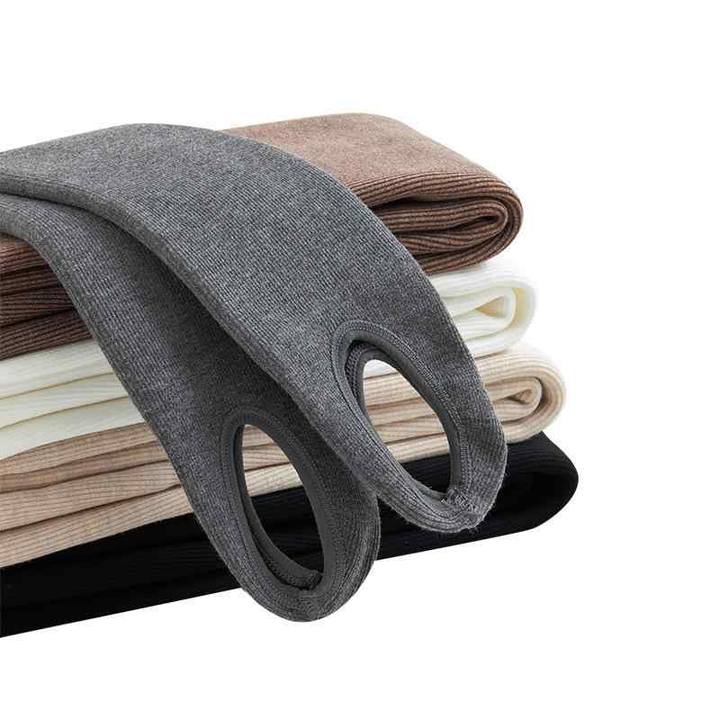 レギンス ジュニア 女の子 秋冬 綿 厚手 あったか 裏起毛 フリース ハイウエスト 腹巻き 細リブ ヨガ ..