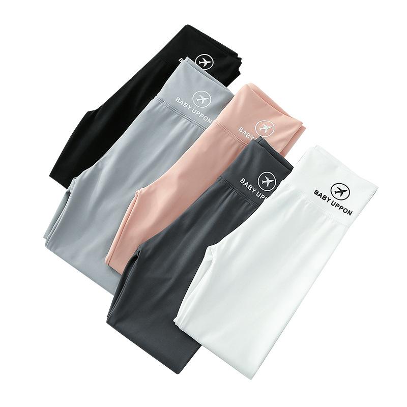 パンツ キッズ 女の子 ジュニア ガールズ 小中学生 ハイウエスト レギンス スキニー シャークパンツ 薄..