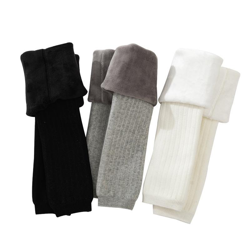 パンツ 女の子 キッズ ジュニア レギンス スパッツ 裏起毛 厚手 暖かい 保温 防寒 縦ストライプ 縦縞 ..