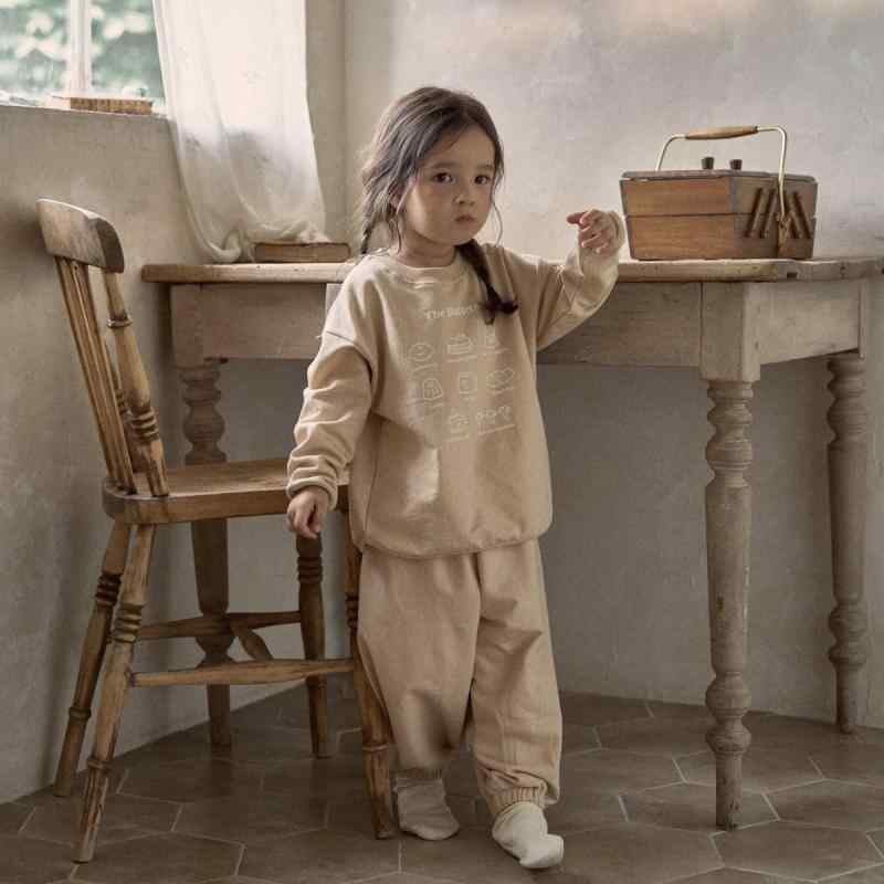 スウェット トレーナー セットアップ 男女兼用 ベビー キッズ スイーツ柄 プリント クルーネック ゆっ..