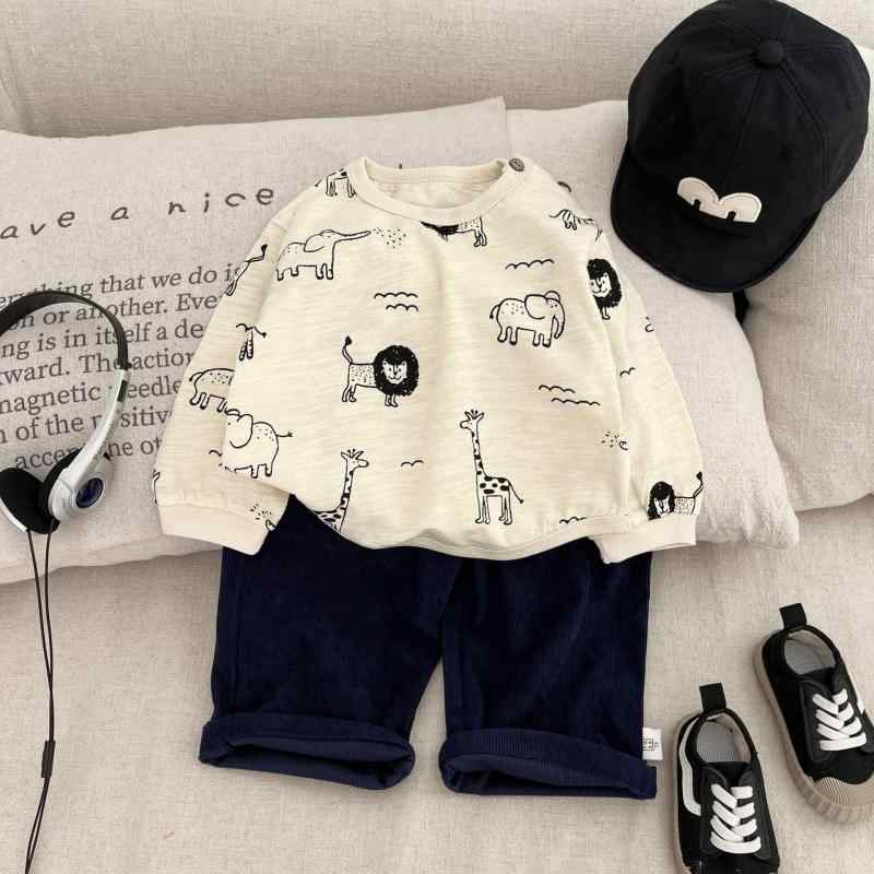 キッズ 男の子 ボーイズ Tシャツ 韓国 おしゃれ かっこいい 純綿 コットン 綿 春夏 クルーネック 丸首 インナー カットソー トップス カジュアル 普段使い 着回し