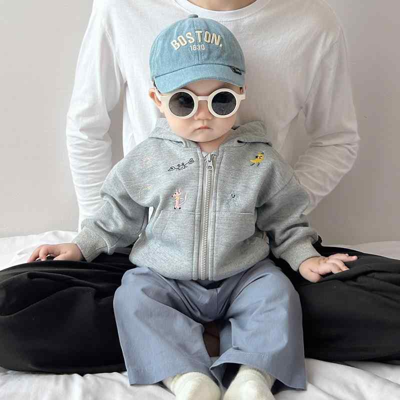 セットアップ 男の子 ベビー キッズ 春秋 韓国子供服 カジュアル パーカー フード付きジャケット スウ..