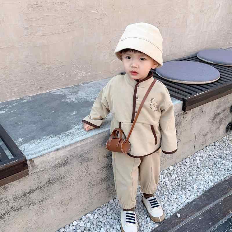 ベビー服 男の子 赤ちゃん 幼児 春秋 スウェット トレーナー 上下セット 綿 コットン 薄手 柔らかい肌..