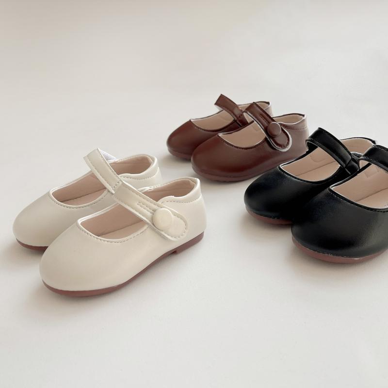 ファーストシューズ ベビー 女の子 プリンセス マジックテープ ストラップ フラット ソフトソール 滑り..