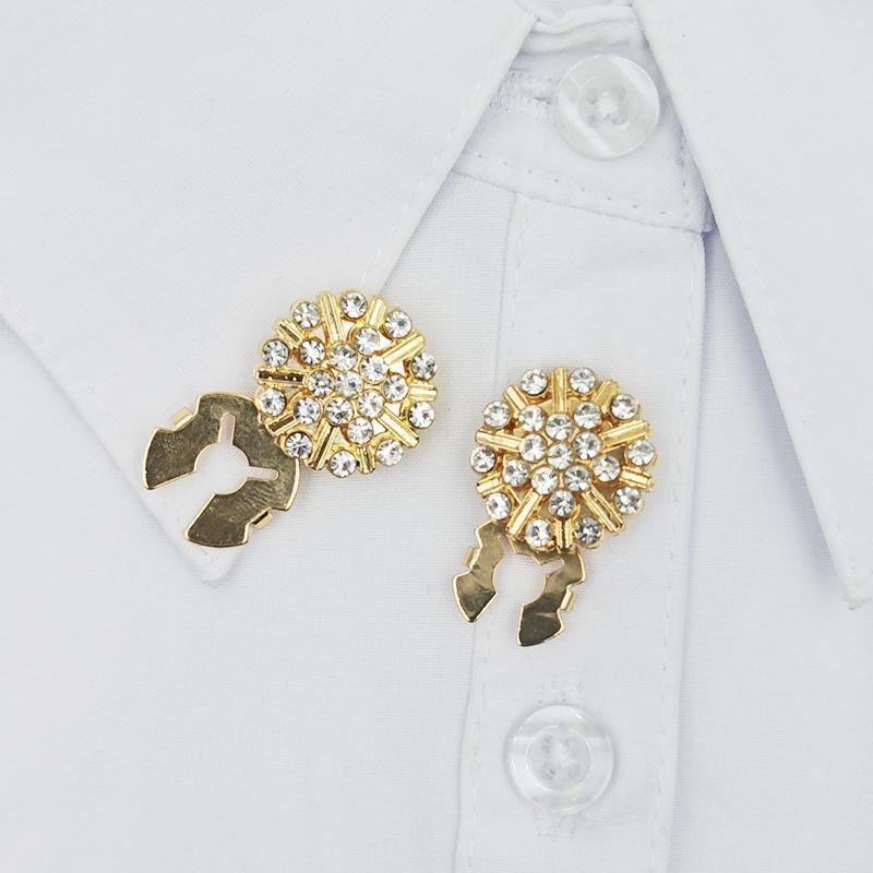 カフスボタン レディース 女性用 上品 エレガント 高級感 シンプル 銅製 電気メッキ加工 ジルコニア ラインストーン 幾何学型 シャツ ドレス 礼装 フォーマ...