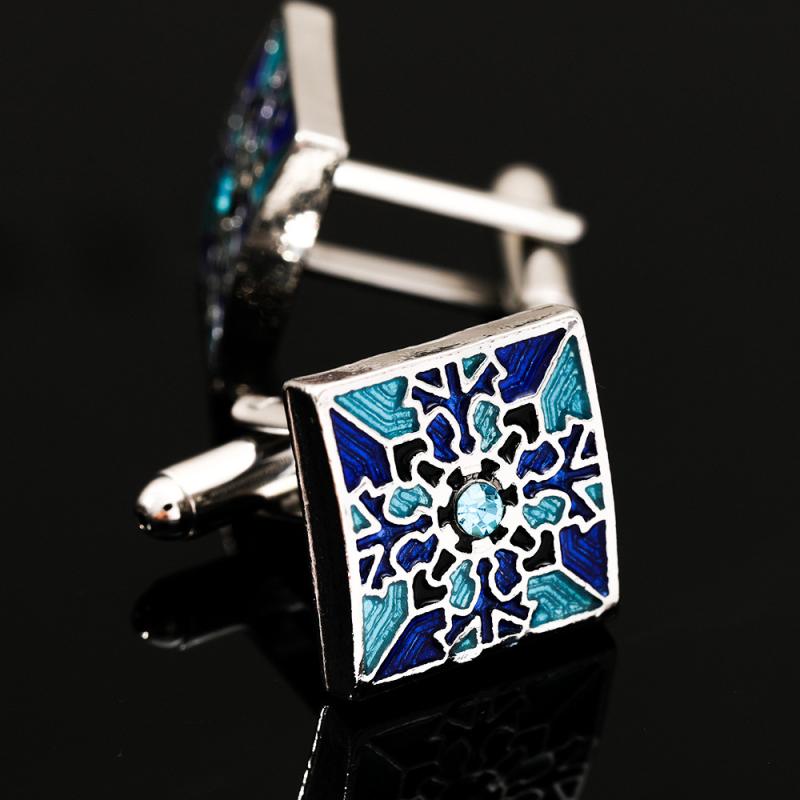 カフス メンズ ネクタイピン セット ビジネス ドレスシャツ フォーマル 欧米風 レトロ花柄 合金製 電気..