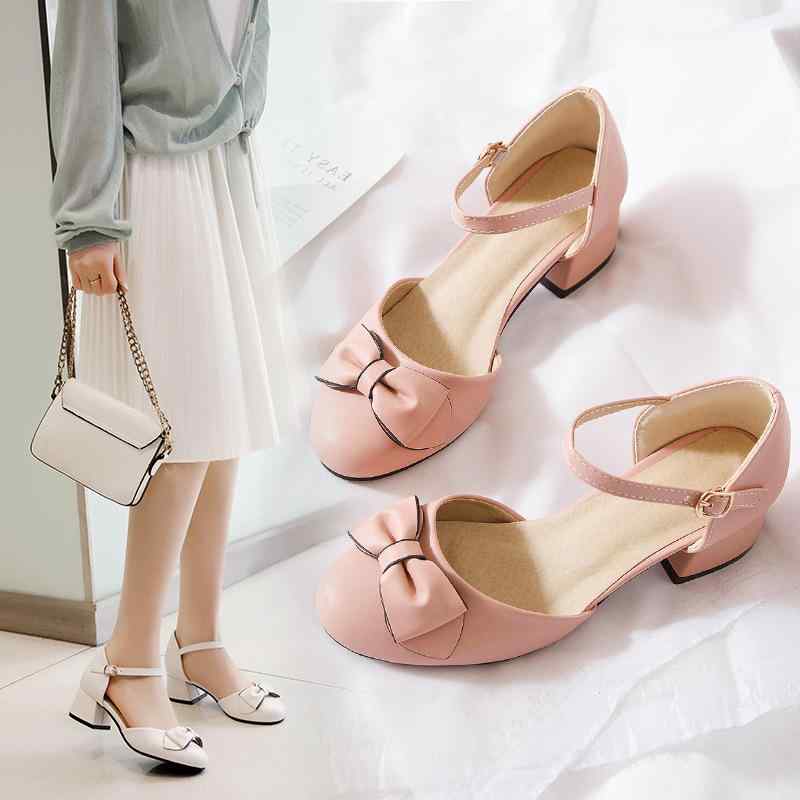 サンダル 女の子 キッズ ジュニア つま先保護 クローズトゥ プリンセス ヒール付き かわいい おしゃれ 合成皮革 厚底 ホワイト ピンク アイボリー 春夏 通学 発表会 お出かけ 子供靴