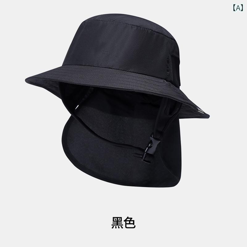 ハット メンズ アウトドア 登山 トレッキング ハイキング UVカット 日よけ 通気性 バケットハット フィ..