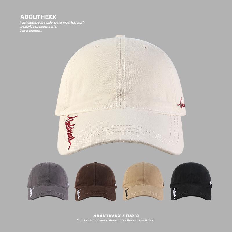 ベースボールキャップ レディース メンズ UVカット 日よけ 小顔効果 シンプル ロゴ コットン 通気性 防..