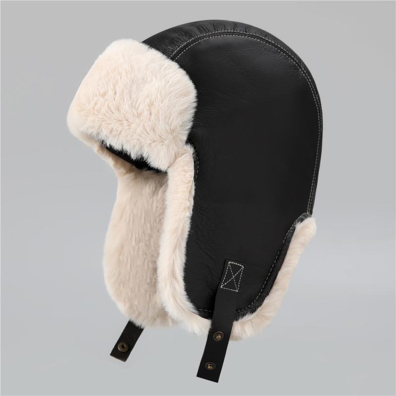 帽子 メンズ レディース 男女兼用 冬 フェイクレザー フライトキャップ パイロットキャップ トラッパーハット 耳あて付き 裏ボア 厚手 防寒 保温 防風ゴーグル バイク 自転車 サイクリング アウトドア 雪遊び あったか