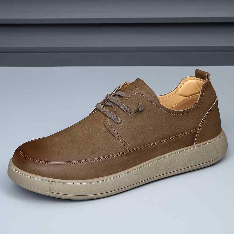 ローファー メンズ 男性用 スリッポン 本革 レザー 春夏 通気性 ソフトソール 軽量 快適 普段使い ビジネス カジュアル 丸いつま先 低ヒール アイボリー グレー カーキ イエロー