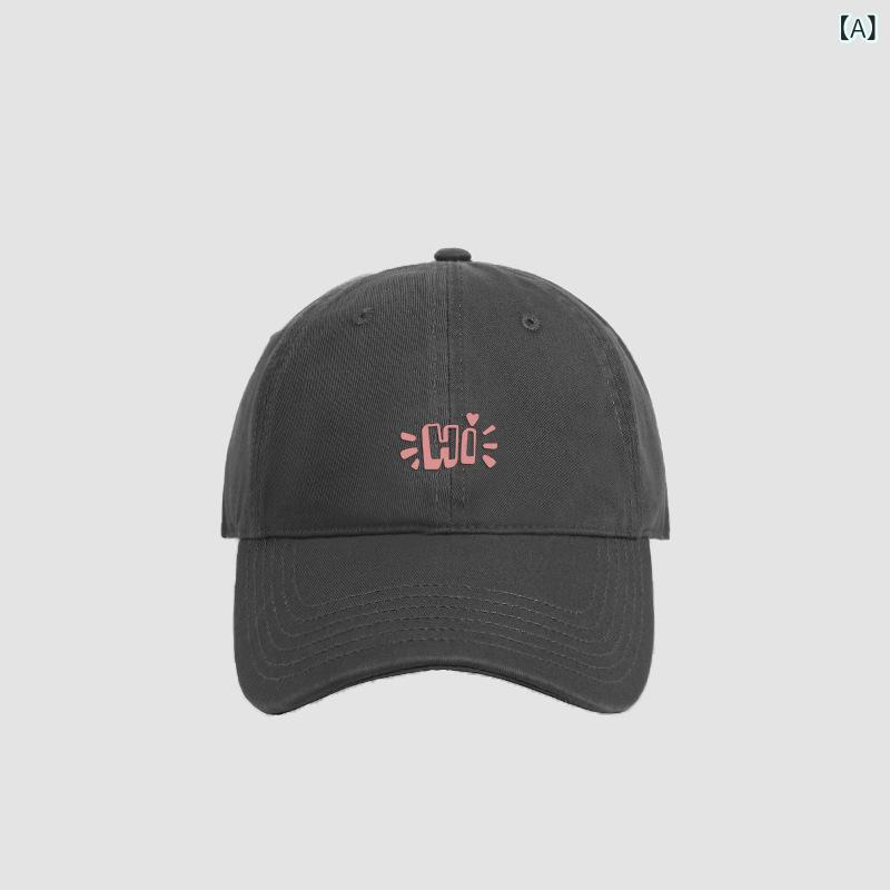 ベースボールキャップ 男女兼用 ユニセックス カップル 小顔効果 大きいサイズ 頭周り大きめ 深め つば広 ワイドブリム アクリル UVカット 日よけ カジュアル ストリート 春夏 帽子