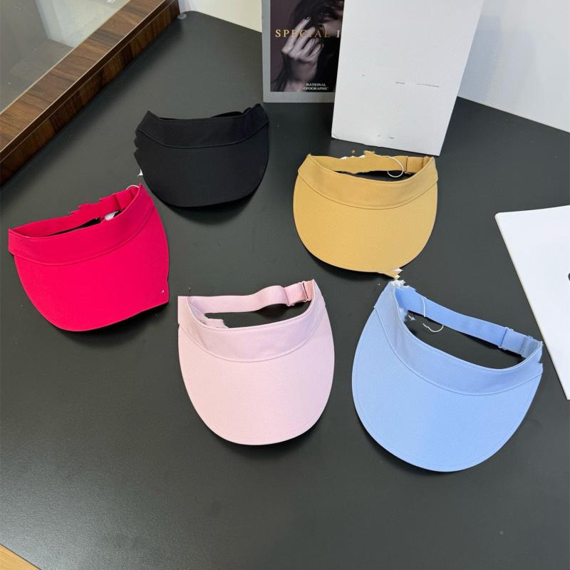 楽天おうち健康生活サンバイザー レディース カジュアル スポーツ アウトドア ゴルフ テニス ウォーキング シンプル 快適 通気性 吸汗速乾 UVカット 日よけ 紫外線対策 サイズ調整可能 つば広 春夏