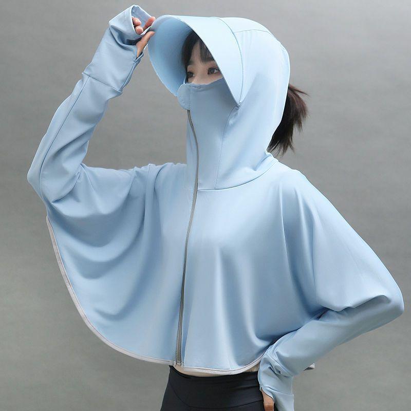 UVカット パーカー レディース 春夏 ショート丈 長袖 フード付き 接触冷感 薄手 軽量 吸湿速乾 ポリエ..