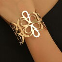 ブレスレット レディース ゴールドカラー 欧米風 アームバングル 大胆 ボヘミアン ハンドメイド レトロ アクセサリー ジュエリー 腕飾り 大人女子 普段使い