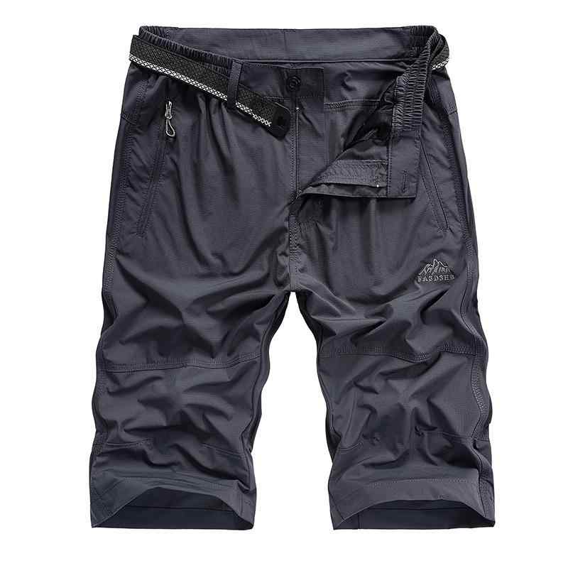 ショートパンツ メンズ カジュアル アウトドア スポーツ レジャー 伸縮性 吸汗速乾 通気性 ドライ ナイロン混紡 ストレート ミドルウエスト 夏 カーキ グレー ブラック グリーン