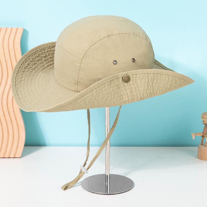 帽子 男女兼用 アウトドア バケットハット サファリハット ウェスタンハット テンガロンハット 防水 撥..