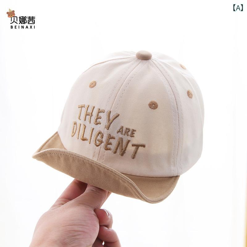 ベビー 男の子 キャップ 春秋 薄手 日よけ UVカット 通気性 防風 綿 コットン かわいい かっこいい お..