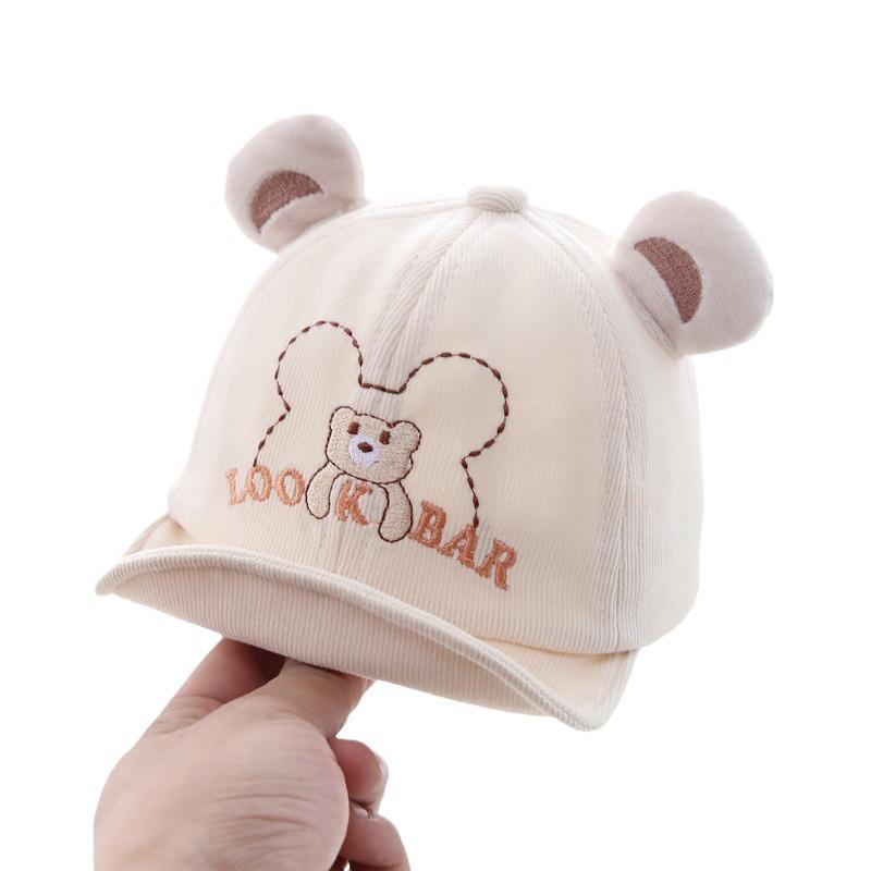 キャップ ベビー 男の子 春秋 薄手 ベースボールキャップ つば付き帽 低月齢 外出 お出かけ 普段使い ..