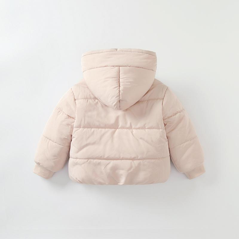 キッズ アウター 中綿ジャケット 男の子 女の子 フード付き 裏起毛 防寒 秋冬 韓国 カジュアル 普段使い 通園 通学