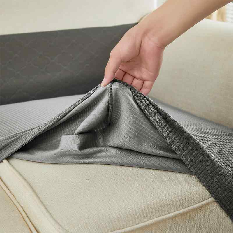 ソファカバー 座面カバー 背もたれカバー クッションカバー TPUラミネート 防水 撥水 フリース 伸縮 ストレッチ 屋外 室内兼用 アウトドア リビング ペット 防汚 洗える 多サイズ L字型対応 欧風 ポリエステル ポリウレタン