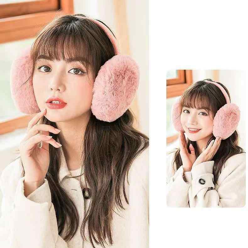イヤーマフ レディース 冬 防寒 保温 取り外し可能 洗濯可能 折り畳み式 ふわふわ もこもこ 裏起毛 厚手 防風 ボア フェイクファー