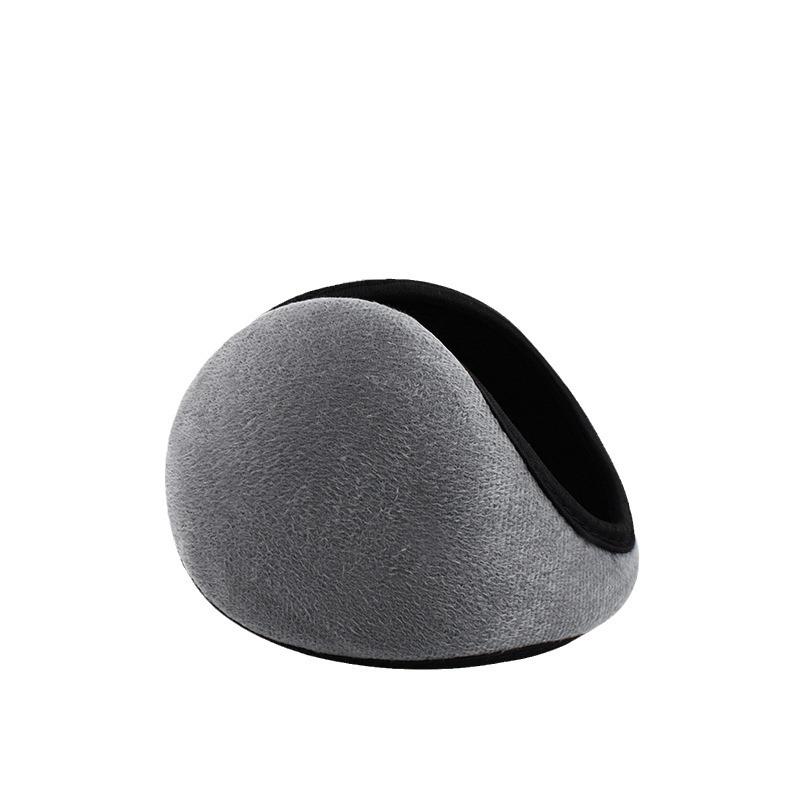 イヤーマフ 男女兼用 ユニセックス 秋冬 防寒 耳当て 暖かい あったか 保温 軽量 ふわふわ シンプル グレー アウトドア スキー スノーボード 通勤 通学 普段使い 寒さ対策