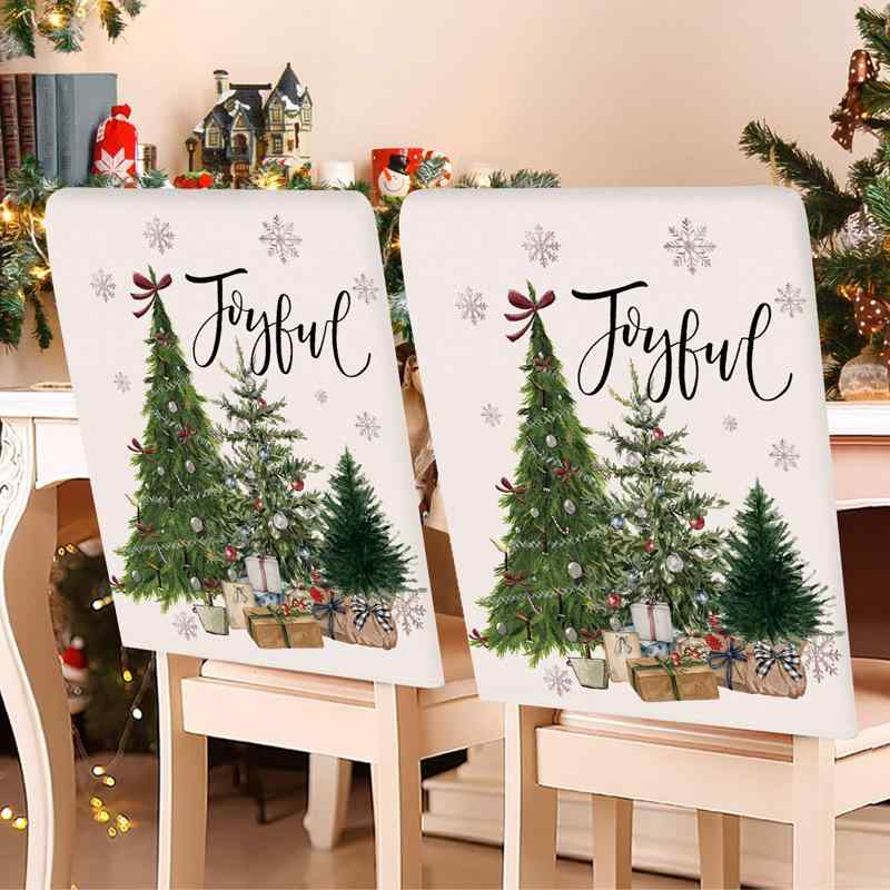 椅子カバー クリスマス お正月 フランネル ポリエステル プリント柄 キャラクター かわいい 防塵 ほこ..