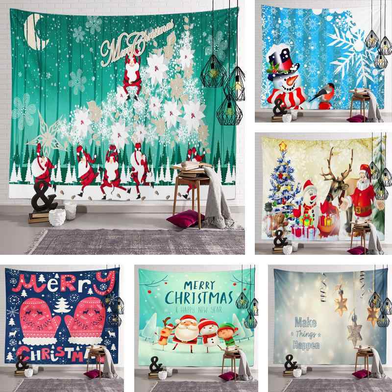 タペストリー クリスマス 壁掛け 壁飾り ポリエステル製 軽量 高級感 おしゃれ インテリア 部屋飾り リビング 寝室 ビーチタオル ビーチマット レジャーシート アウトドア 速乾