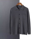 カーディガン レディース 秋冬 襟付き カジュアル ゆったり 長袖 厚手 上品 着回し ニット 羽織り