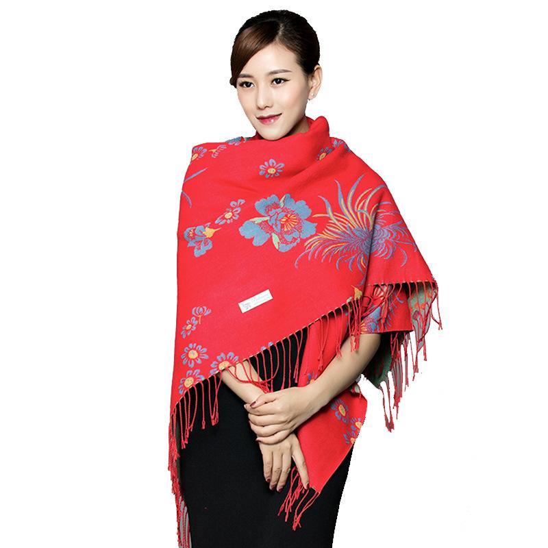 ストール レディース 民族風 エスニック 大判 ポンチョ ケープ ショール 羽織り 秋冬 厚手 保温 防寒 ..