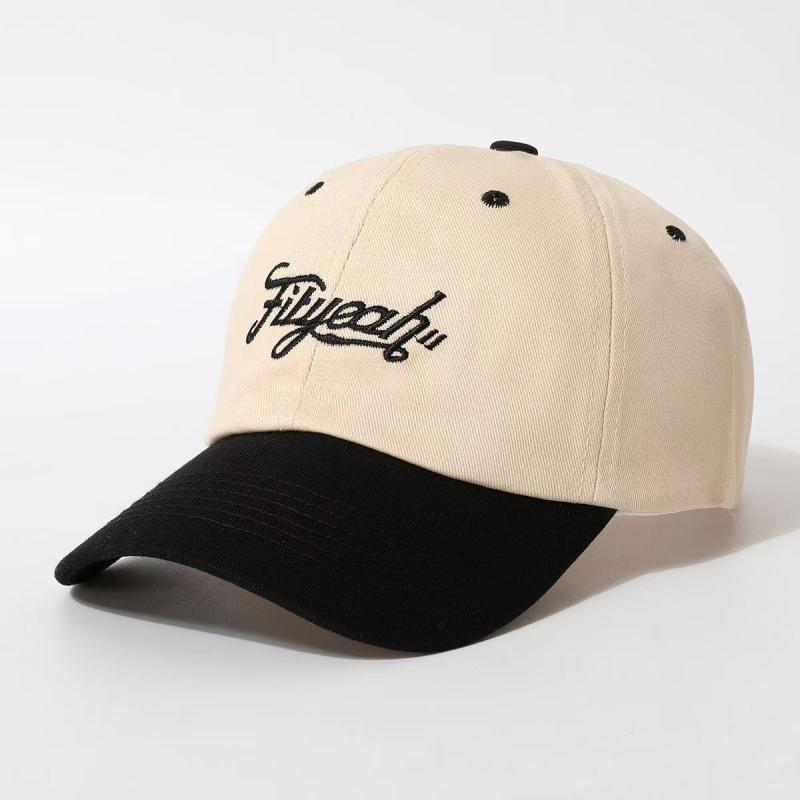 キャップ レディース 上質 レトロ バイカラー ブラック 韓国 柔らかな 小顔効果 刺繍 コットンリネン UVカット 通気性 日よけ カジュアル