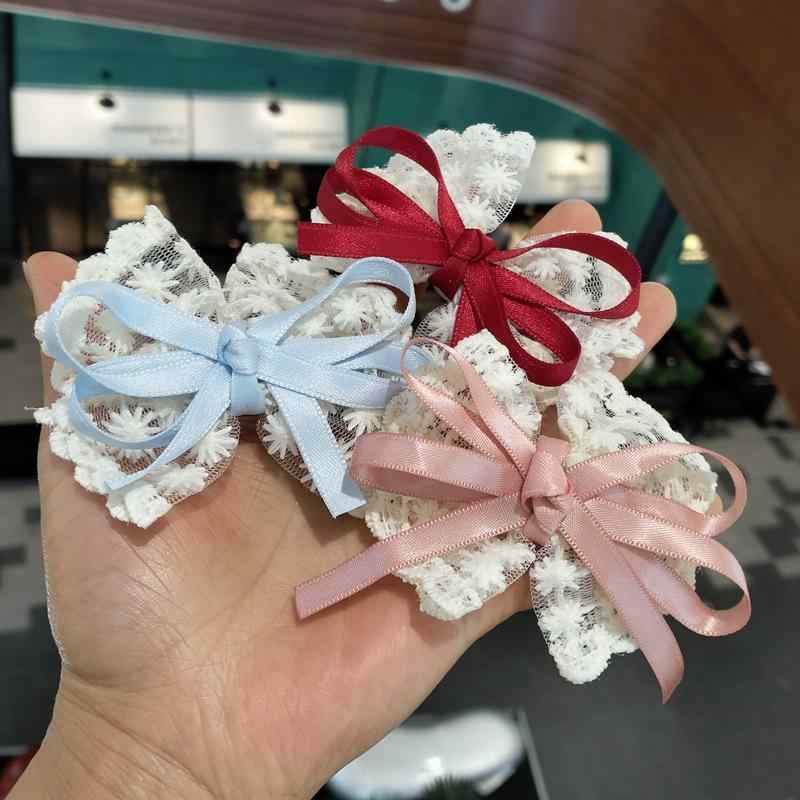 ヘアクリップ レディース フレンチレトロ レース リボン バンスクリップ ダッカールクリップ 高級感 布..