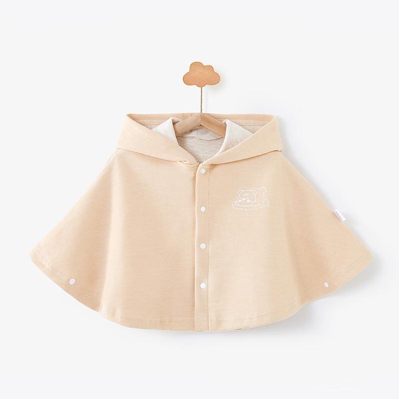 ベビー ポンチョ 赤ちゃん 乳幼児 フード付き 防風 保温 あったか アウター 春秋冬 お出かけ 0歳 1歳 2歳 3歳 男女兼用 斗篷 ケープ ショール コー...