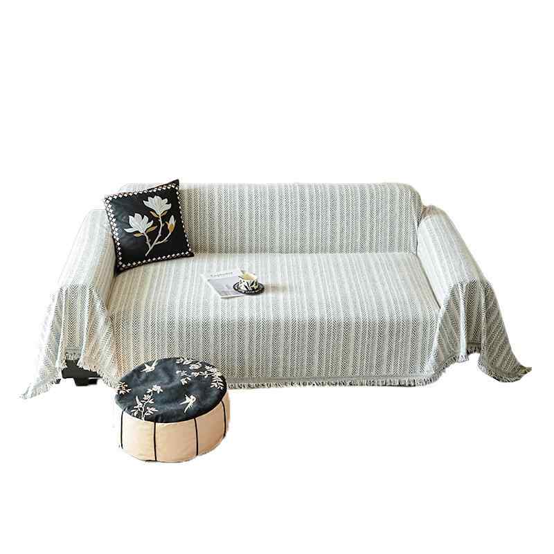 ソファカバー オールシーズン対応 モダン シンプル ヘリンボーン柄 フルカバー シェニール製 滑り止め..