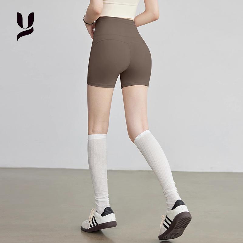 ショートパンツ レディース ナイロン スパンデックス ハイウエスト 速乾 通気性 スタイルアップ ヨガ ランニング サイクリング ピラティス フィットネス トレーニング スポーツ ボトムス 普段使い 春夏秋