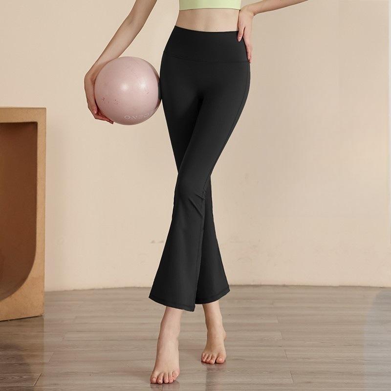 ヨガパンツ レディース フレアパンツ ハイウエスト ヒップアップ スポーツ フィットネス ワークアウト ..