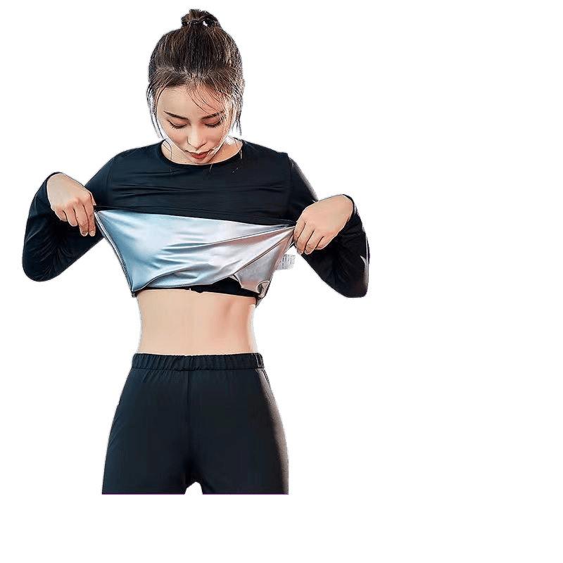 サウナスーツ レディース ハイウエスト 腹部引き締め 発汗効果 脂肪燃焼 ダイエット エクササイズ フィ..