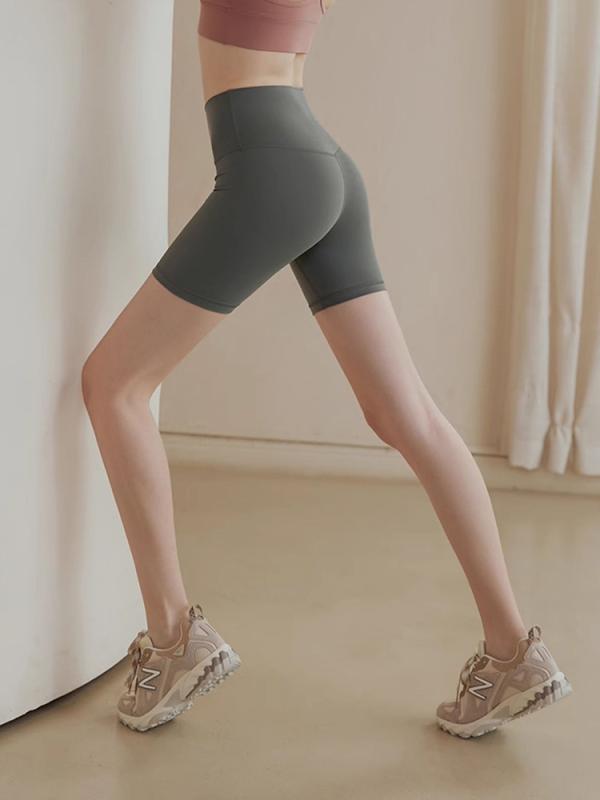 ショートパンツ レディース ヨガ フィットネス スポーツウェア サイクリング ハイウエスト ヒップアップ シームレス 3分丈 伸縮性抜群 吸汗速乾 ナイロン スパンデックス 春夏