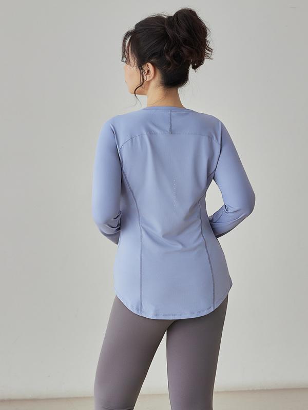 スポーツTシャツ レディース 大きいサイズ プラスサイズ 長袖 ヨガ フィットネス トレーニング 速乾 吸湿速乾 通気性 体型カバー トップス