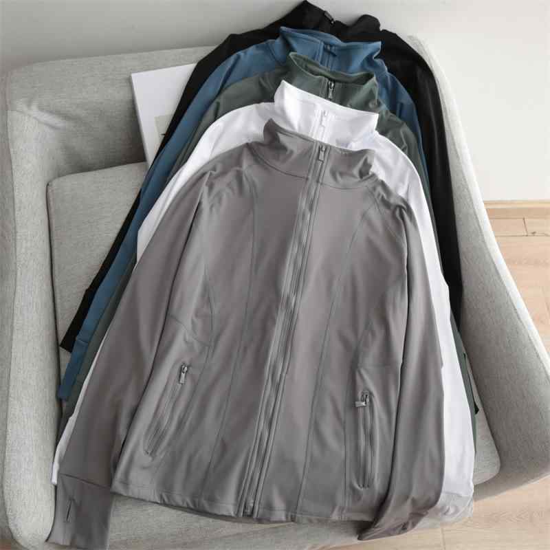 スポーツウェア レディース 長袖 ジップアップ スタンドカラー 吸湿速乾 ヨガ フィットネス サイクリン..