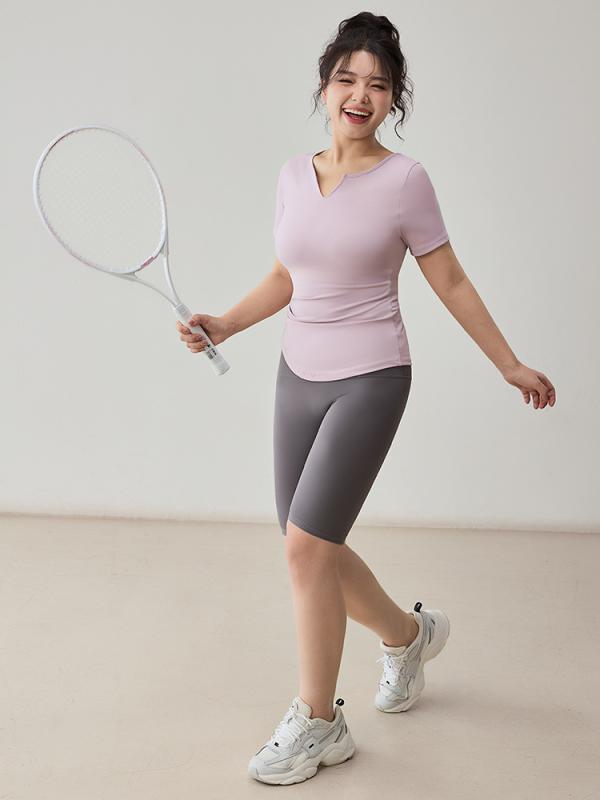 Tシャツ レディース ランニング ヨガ フィットネス スポーツ ジム トレーニング 速乾 吸汗 通気性 伸縮..