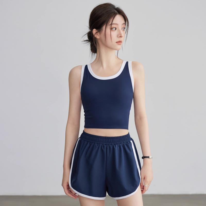 スポーツブラ レディース フィットネス ヨガ ランニング ジム ワークアウト トレーニング ブラトップ 吸汗速乾 ストレッチ ナイロン スパンデックス素材 春夏