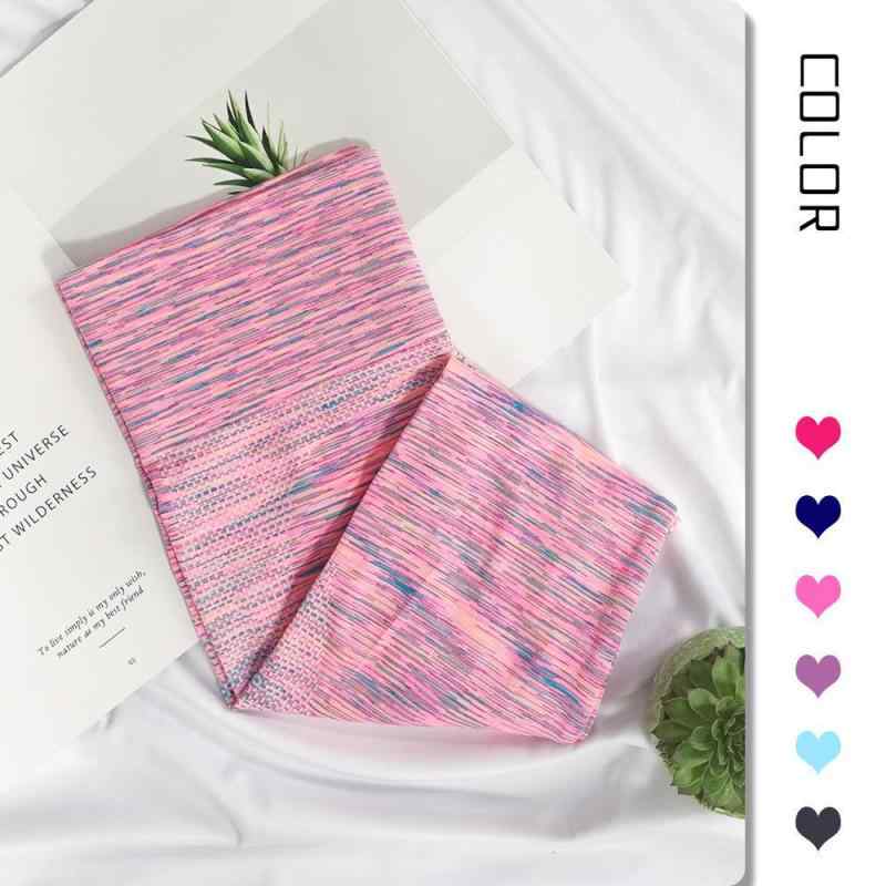 パンツ レディース ヨガ フィットネス ジム トレーニング ランニング ジョギング スポーツ 7分丈 クロップド スキニー タイト 細見え スタイルアップ 段染め グラデーション ストレッチ 伸縮性 ナイロン 春夏秋 ボトムス ズボン 普段使い 外出