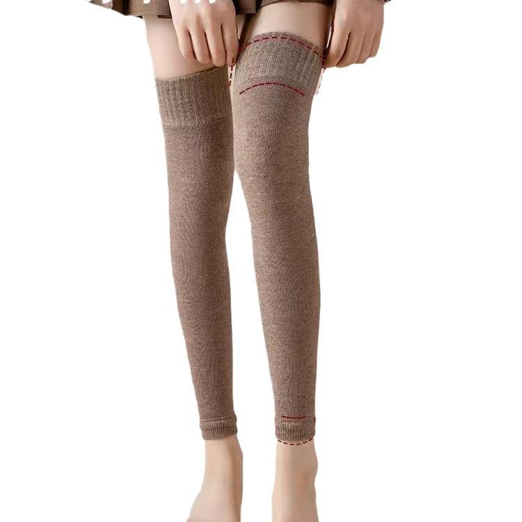 レッグウォーマー レディース 膝サポーター パイル地 裏起毛 あったか保温 冷え対策 ロング丈 滑り止め 部屋着 普段使い 秋冬 ブラック グレー ベージュ
