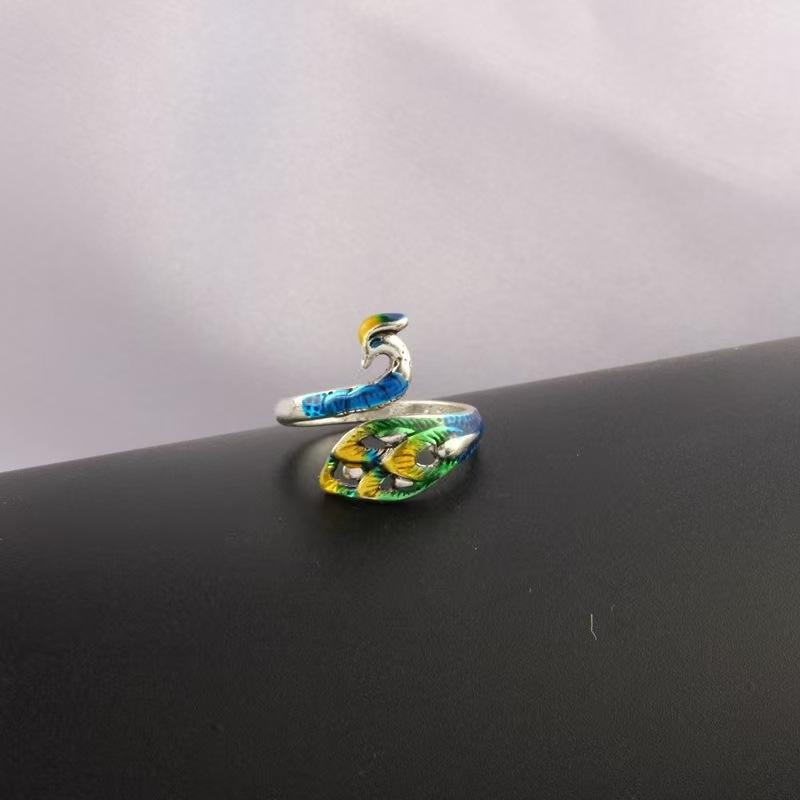 指輪 メンズ レディース かぎ針編み 編み込み リング タイシルバー 人差し指 小指 ピンキーリング 個性..