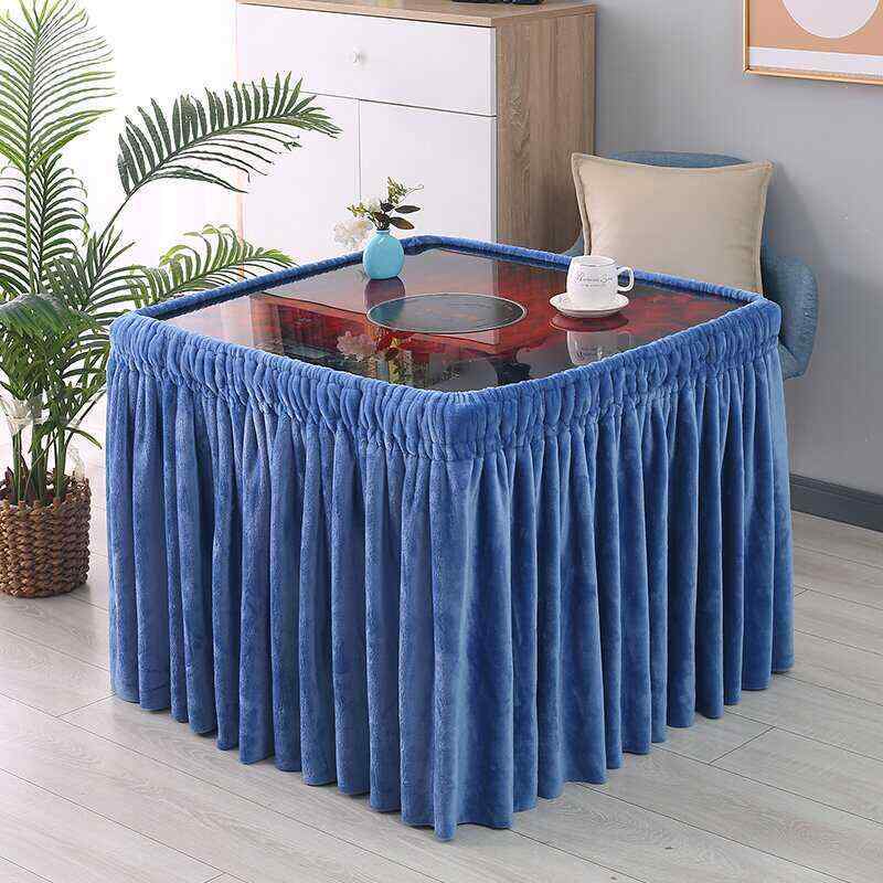 暖卓カバー 両面ボア 厚手 起毛素材 正方形 長方形 円形対応 暖房テーブル 麻雀卓 保護 防塵クロス シ..