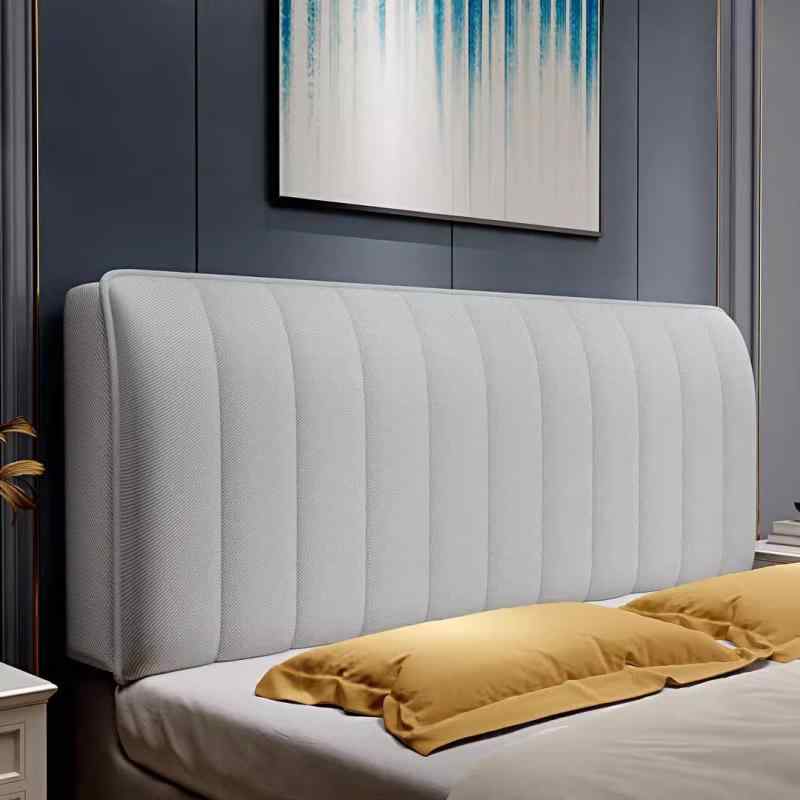 ベッドヘッドカバー かわいい 猫柄 厚手 中綿入り おしゃれ シンプルモダン 機能性生地 多用途 フルカ..